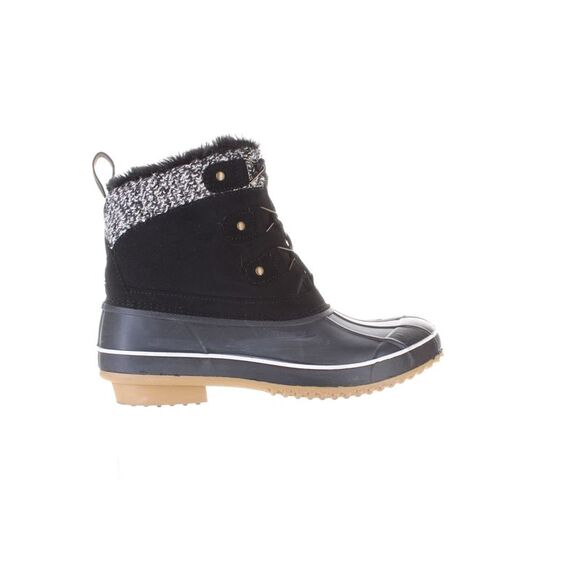 Khombu Womens Keri Black Snow Boots Size 9 Medium (B, M) - Picture 1 of 4